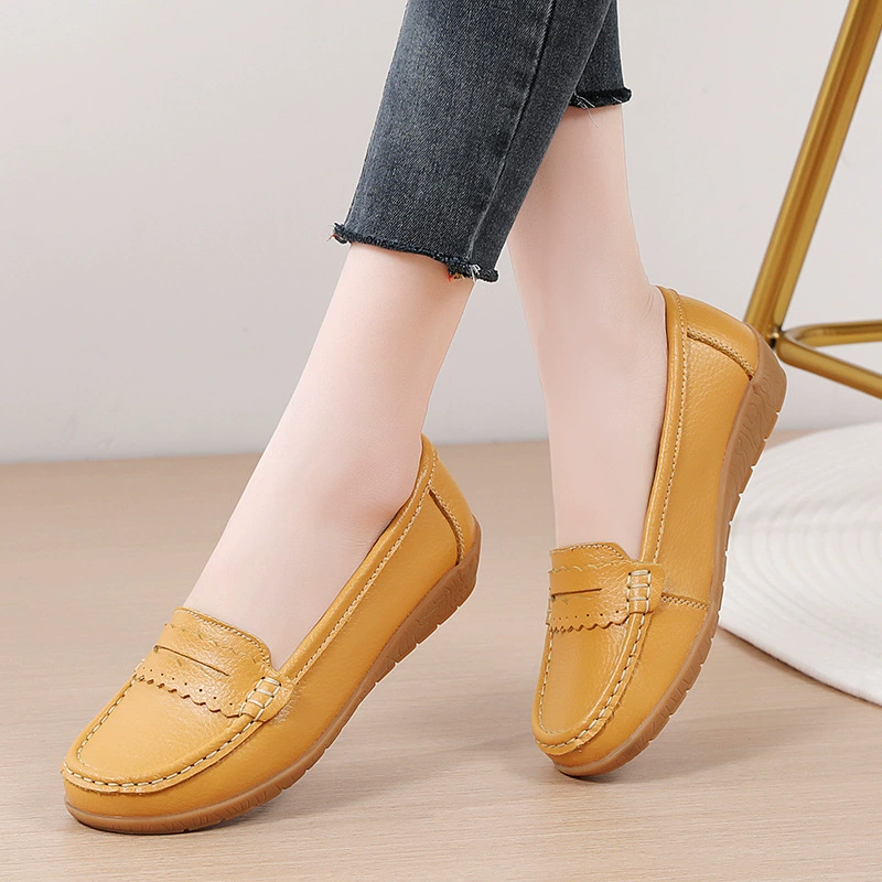 🔥60% OFF🔥 Women's Comfortable Orthopedic Loafers – Elegant Leather Slip-Ons