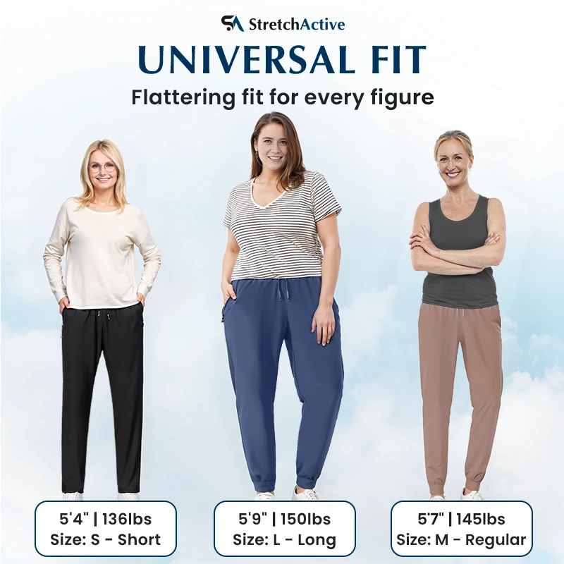 StretchActive - Women's Ultra Soft Stretch Perfect Drape Casual Pants