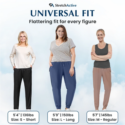 StretchActive - Women's Ultra Soft Stretch Perfect Drape Casual Pants