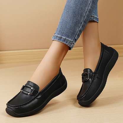 🔥60% OFF🔥 Women's Orthopedic Loafers – Comfortable Leather Slip-On Shoes
