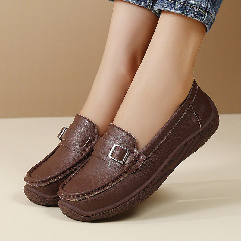 🔥60% OFF Today🔥 Women's Comfortable Orthopedic Loafers – Soft Leather Shoes