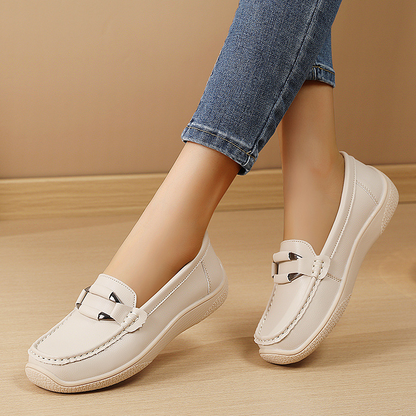 🔥60% OFF🔥 Women's Orthopedic Loafers – Comfortable Leather Slip-On Shoes
