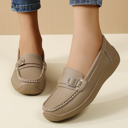 🔥60% OFF Today🔥 Women's Comfortable Orthopedic Loafers – Soft Leather Shoes