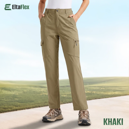 EltaFlex - Women's Lightweight Stretch Everyday Cargo Pants