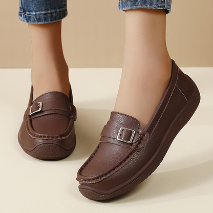 🔥60% OFF Today🔥 Women's Comfortable Orthopedic Loafers – Soft Leather Shoes