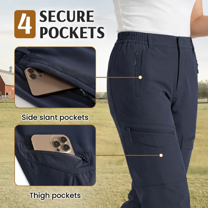 FlexLaria - Women's Stretch Outdoor Utility Cargo Pants