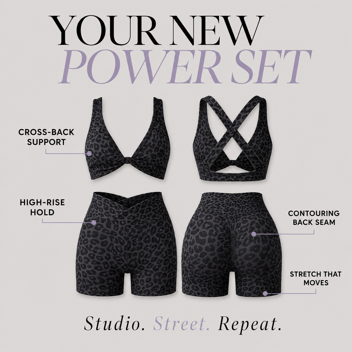 VYRA Sculpt cross-back, high-rise, and contour benefits